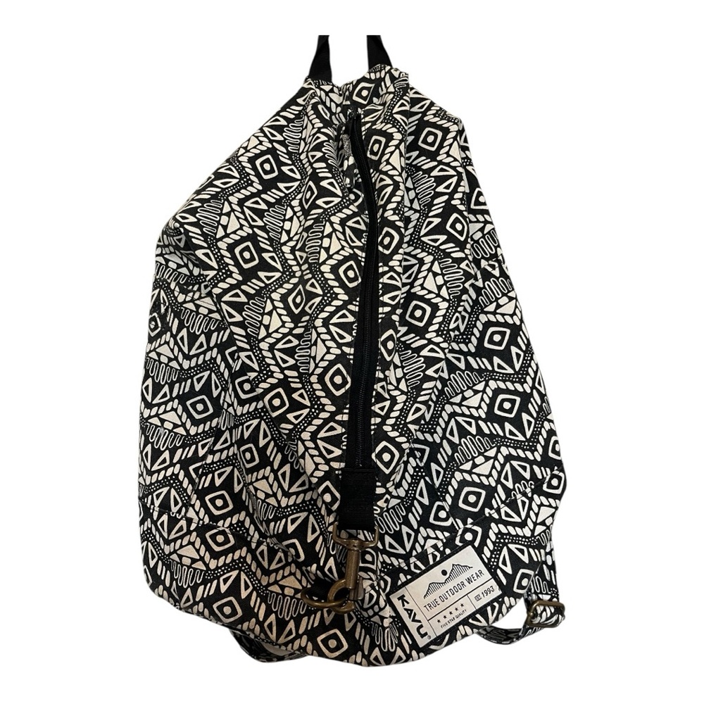 Kavu True Outdoor Wear tribal geometric print backpack bag